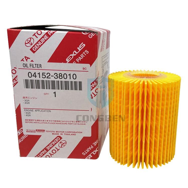 Customized Auto Parts Original Packaging Oil Filter OE 04152-38010 for Toyota