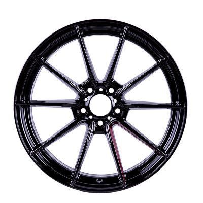 Black with Red Special Painting 18 Inch Alloy Car Parts Rims Aftermarket Car Accessories Rims