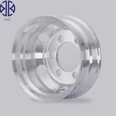 17.5X6.00 17.5&quot; Inch Polished Alloy Aluminum for 215/75r17.5 Tyre Tire Fordged Dump Truck Bus Wheel Rim
