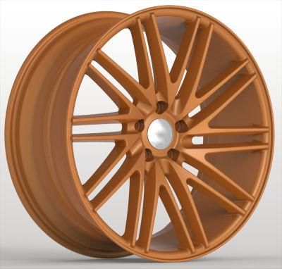 17/18/19/20 Inch Alloy Car Rims Gold Aluminum Alloy Wheel