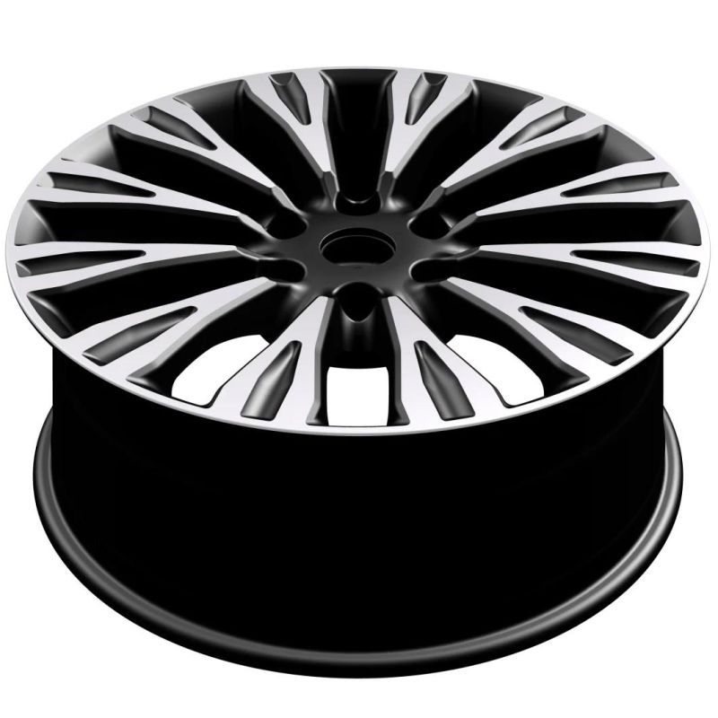 OEM/ODM Alumilum Alloy Wheel Rims 20X8.0 Inch 6X139.7 PCD 35 Et Black Machined Face and Lip for Passenger Car Concave/Meshdesign