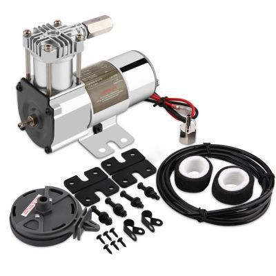 X082 -Air Ride Suspension Kit Portable Air Compressor for Car Tires Car Shock Rear Portable Air Strut Bag