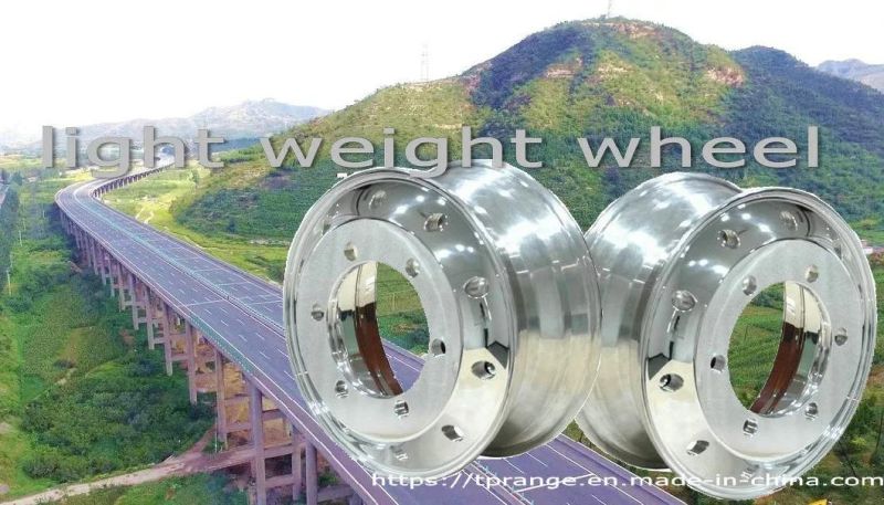 Aluminum Light Vehicle Wheels /Truck Wheels / Alloy Rims (22.5X8.25 22.5X7.5, 22.5X9.00)