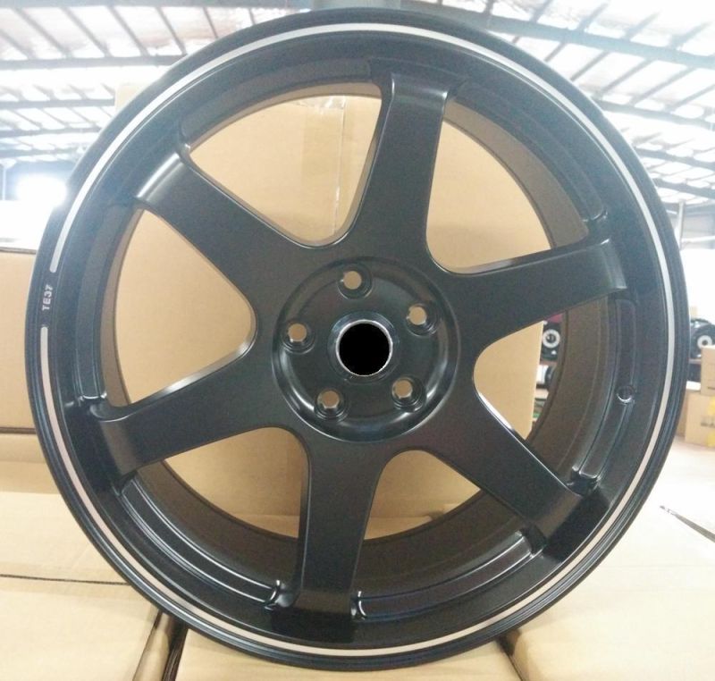 for Japanese Style Te37 15 17 18 Inch 4 5 Holes Alloy Wheels