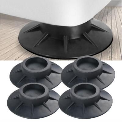 4 PCS Shock Proof Floor Mat Non Slip Protectors Furniture Anti Vibration Washing Machine Elasticity Rubber Feet Pads