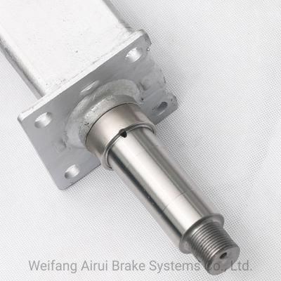 2500-3500kg 50mm Unbraked Square Tube Drop Axle 188.5mm Spindle