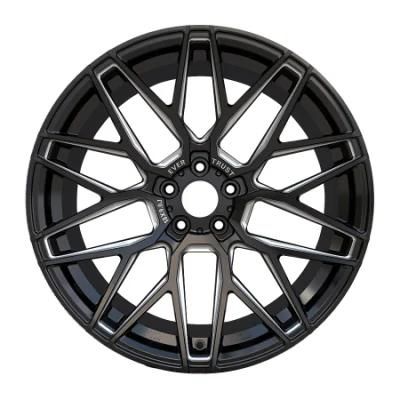 Custom Am Car Wheel 5X114.3 Black Milled