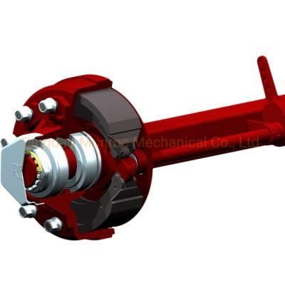Drum Braked Axle for off-Road Agricultural Trailer Vehicle 908xf 10t 350X80se Cambrake