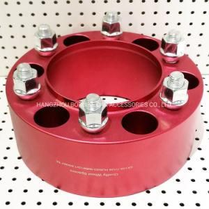 2.5&quot; 6X5.5&quot; Hubcentric Aluminum Wheel Spacer 106mm Bore 12X1.5 Studs