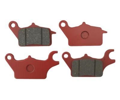 High Quality Red Color Motorcycle Disc Brake Pad