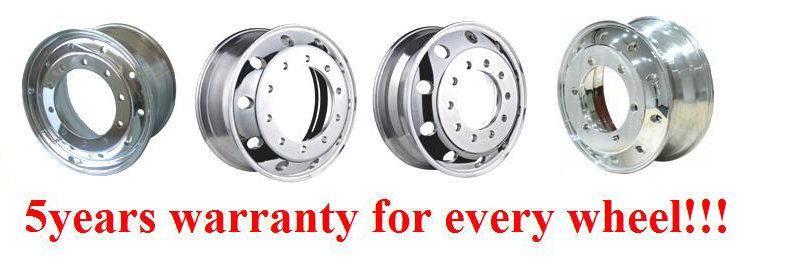 DOT /ISO/CE Light Weight Rim Forged Aluminum Wheel /Alloy Rims /Polished Wheels for Heavy Duty Trucks 22.5X8.25 22.5X7.5 22.5X9.00 22.5X11.75 22.5X13.00 22.5X14