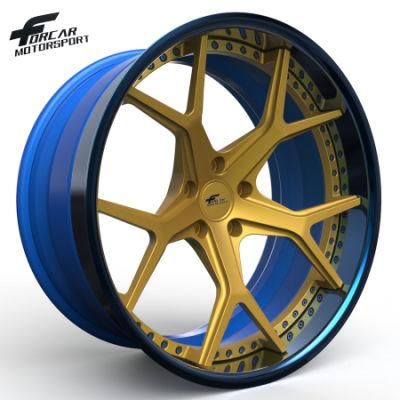 Tow-Piece Concave Design 18-24 Inch Aluminum Car Wheel Rims