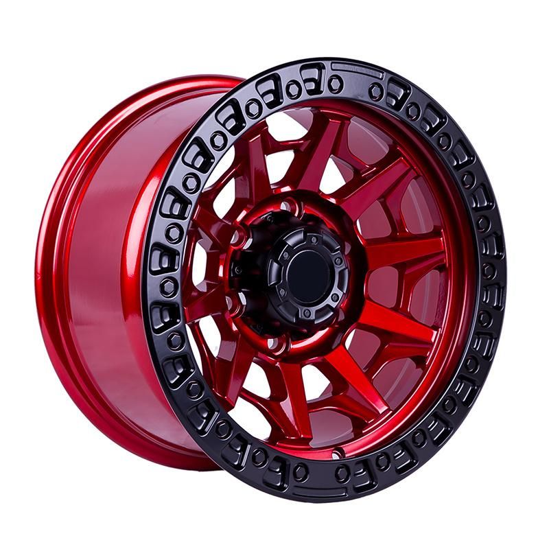 Red Painting 17 Inch Car Accessories Alloy Rims for Car