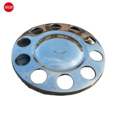 22.5&prime;&prime;universal Steel Stainless Truck Wheel Hub Covers Stud Protector Disc Cover for European Trucks PCD 335mm