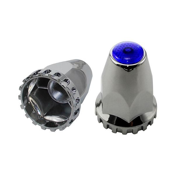 Heavy Duty Truck Chrome ABS Lug Nut Cover with Reflective Roof