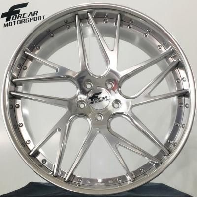 Deep Lip Polished Car Rims 18-24 Inch Alloy Forged Wheel