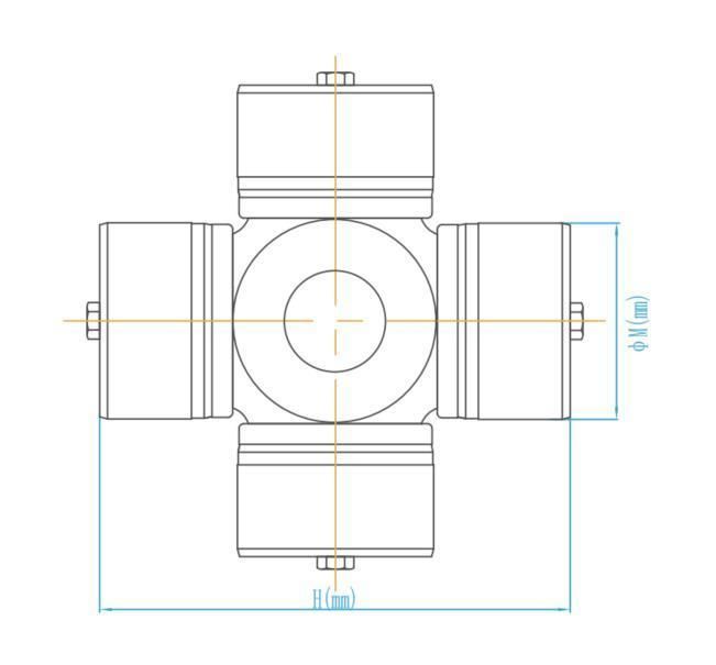 Lynnuo Uj003 Cardan Shaft Spare Parts CV Joint