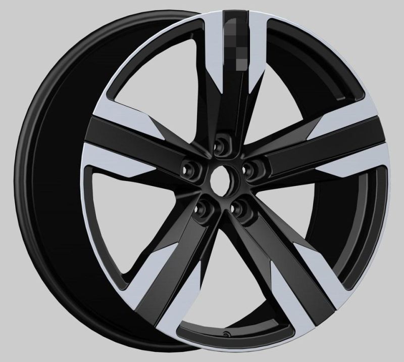 15 17 Inch Black Machine Face 6*139.7 Wheels Rim for Toyota Car Rims