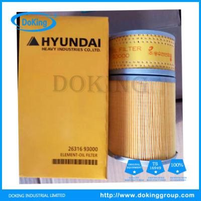 Hyundai Oil Filter 26316 93000 with Good Quality and Low Price