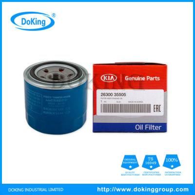 Genuine Auto Parts Oil Filter 26300-35505 for Vehicles