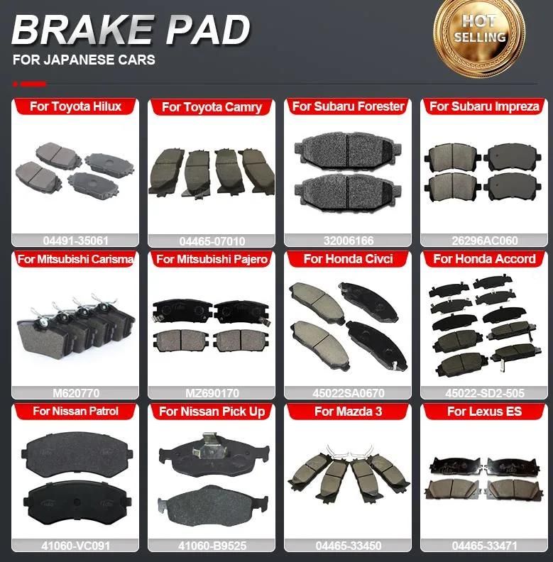 Manufacturer Price Auto Parts Front Rear Ceramic Brake Pad