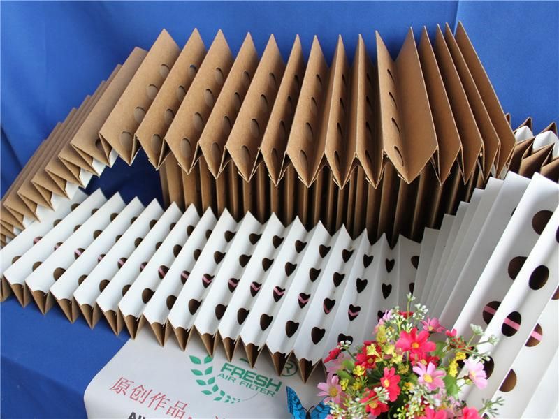 Pleated Filter Paper V Type (manufacture) , Concertina Filters (antiflaming)