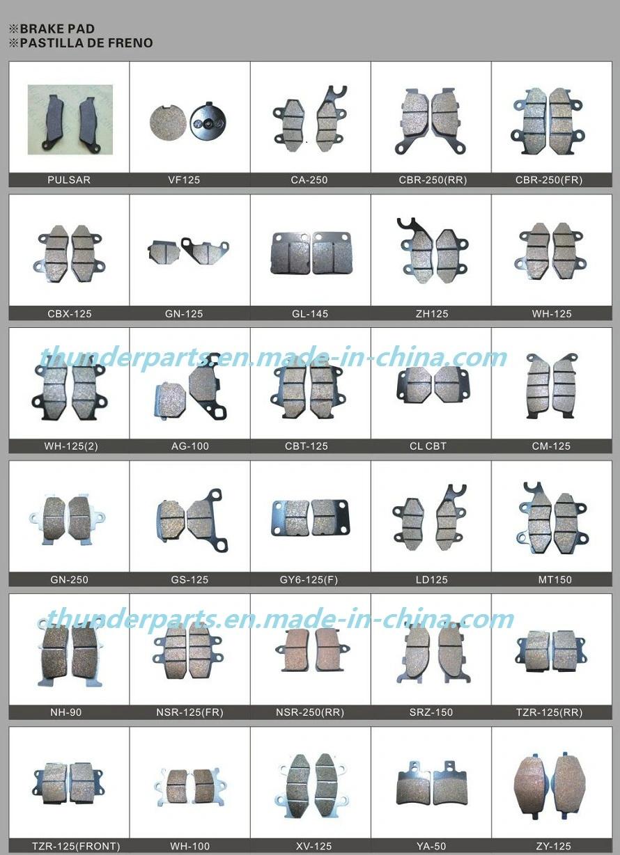 Quality Motorcycle Brake Pad Spare Parts for Honda/Suzuki/YAMAHA/Bajaj Motorcycles