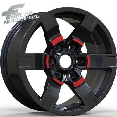 17*8.0 Inch Car Aftermarket Aluminum Offroad Alloy Wheel for 4*4 Cars