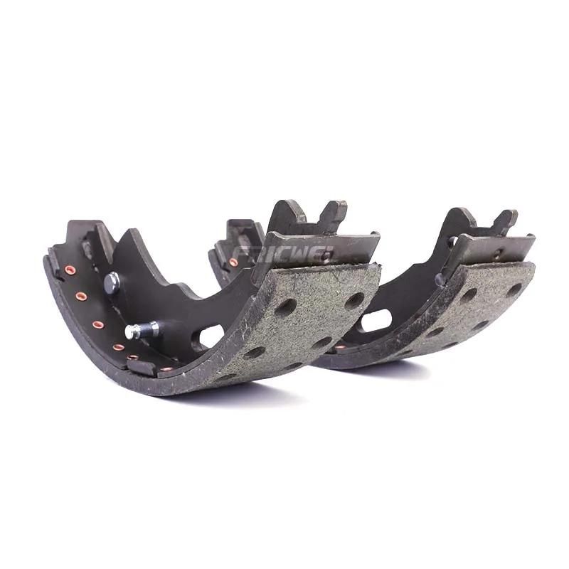 OEM South America Western Europe Cleaner Better Finishing Red Particle Brake Shoes