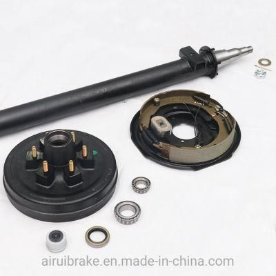 High Quality 1200-2000 Kg Square Trailer Axle Assembly