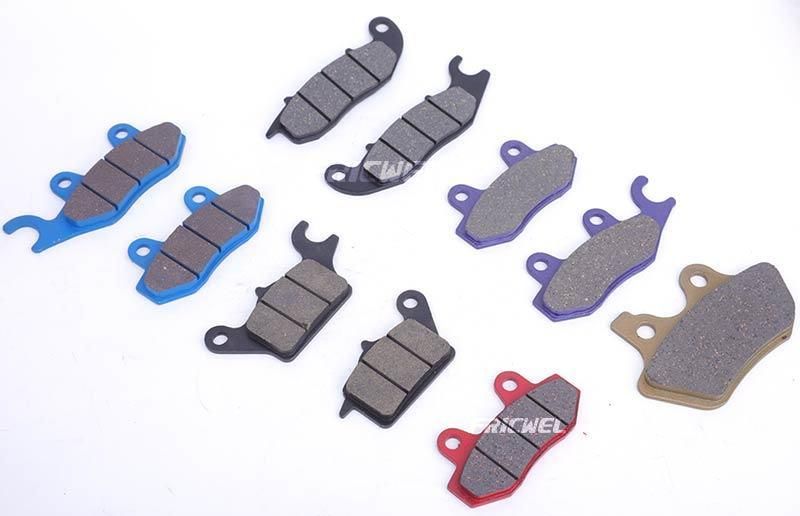 High Quality Non-Asbestos Semi-Metal Brake Pads Fa135 for Motorcycle Motobike