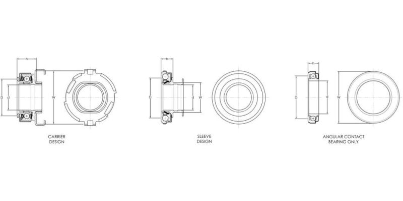 Toyota Clutch Release Bearing 44tkz2801br