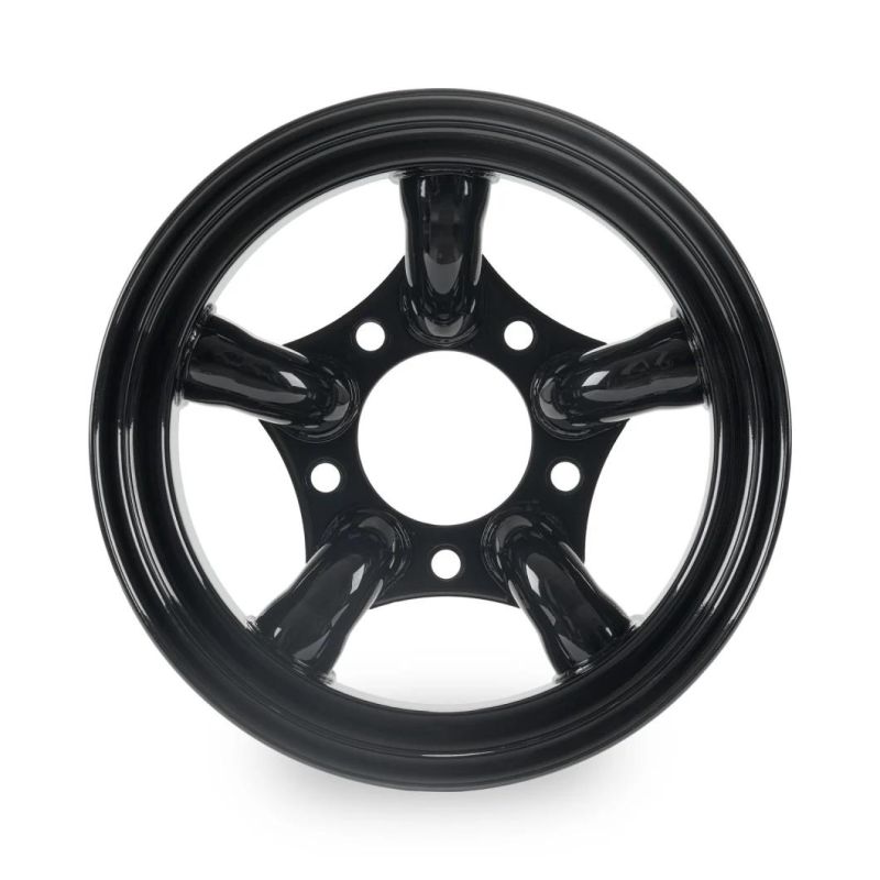 Black Steel Wheels 5 Pipes 5 Split Spoke Wheel 16X8" 5X165