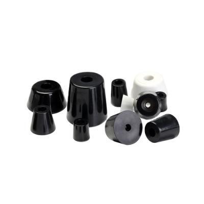 Black / White Rubber Foot Nails Firmly Installed Anti-Skid Rubber Feet for Machine / Equipment