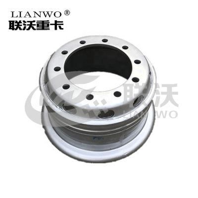 Sinotruk HOWO A7 Truck Shacman F2000 F3000 M3000 Wd615 Wd618 Wd12 Weichai Gearbox Parts Steel Wheel Rim Az9631610010