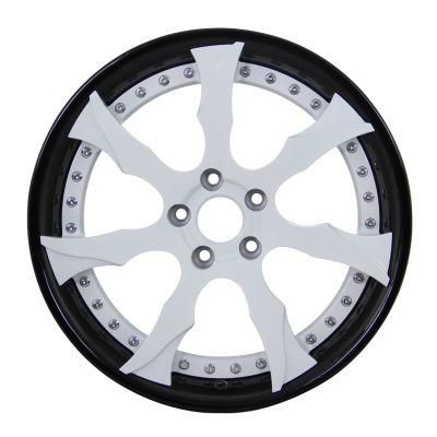 Am-AC-004 Carbon Fibre+ Aluminum Center 2 Piece Forged Car Wheel