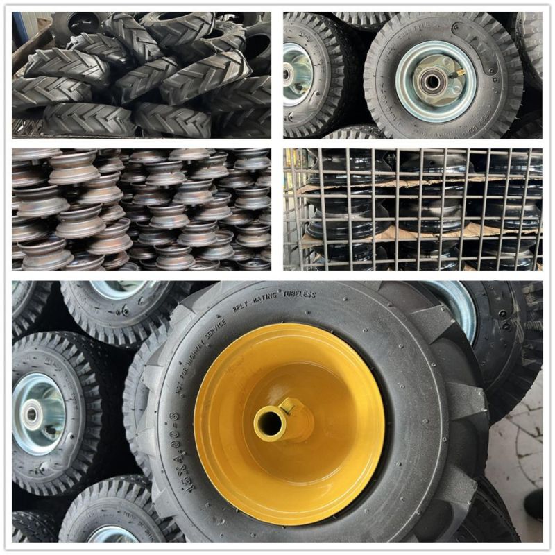 4inch-8inch Factory Environmental Friendly Customizable Steel Rim for Tubeless Lawn&Garden Wheelbarrow Tire