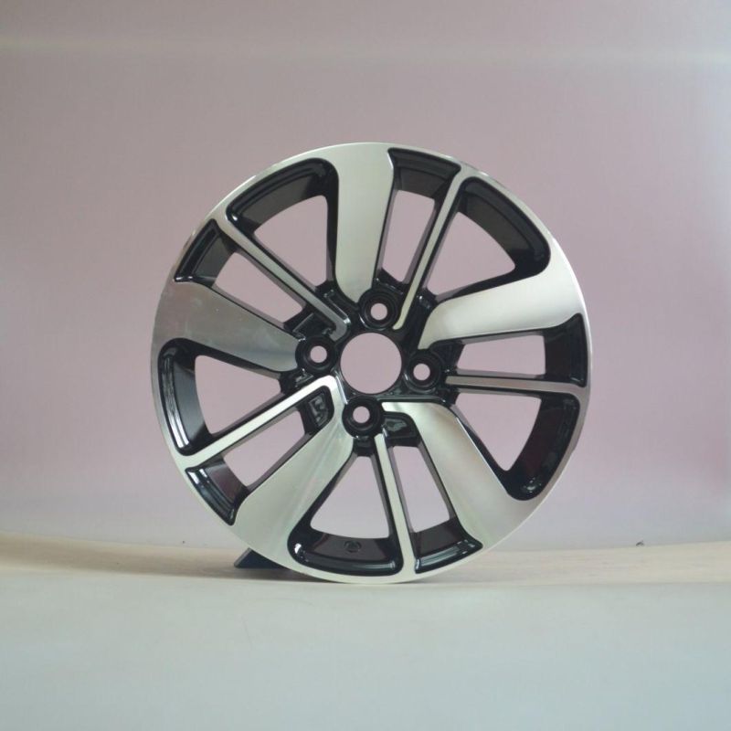 Black Machined Face and Lip 15X6.5 4X100 for Passenger Car Wheel Aftermarket Aluminum Alloy Wheel Rims