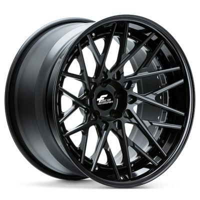 2 Piece Customized Size Forged Alloy Wheels for T6061 Car Rims