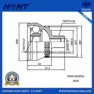 Half Shafts CV Joint for Audi A4 Within 45 ABS