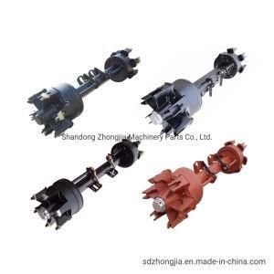 Spoke Type Axle Spider Axle Rear Axle Bogie Axle Trailer Axle Rear Axle for Semi Trailer Vehicle Part and Truck Part