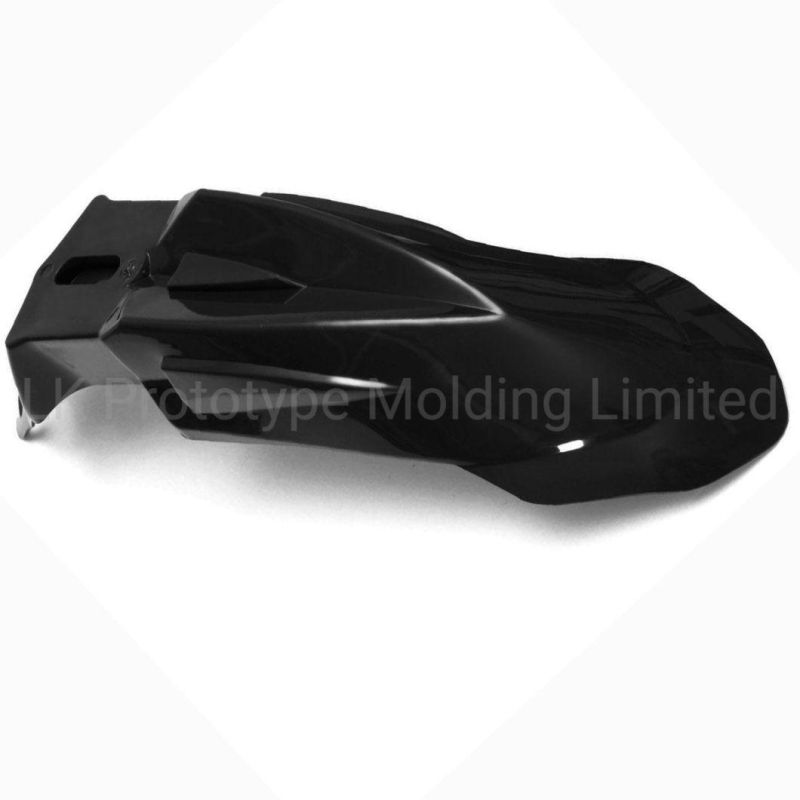 CNC/Rapid Prototyping/Vacuum Casting ABS/Plastic Custom Black Painting Motorbike Front-Fender Parts