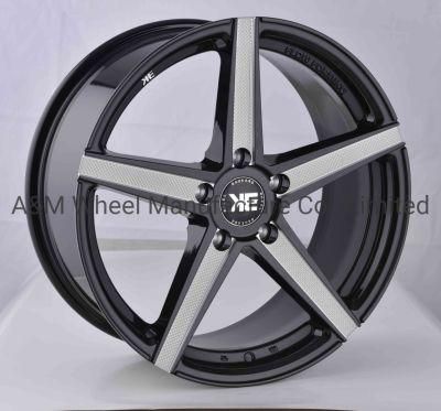 Am-3s018 5 Spokes Light Weight Aftermarket Alloy Car Wheel