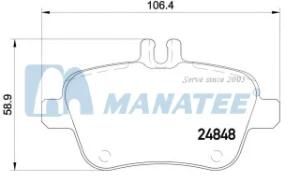 Rear Disc Brake Pads for Mercedes Benz SLK (006 420 23 20)
