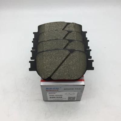 D1733 Nioseless Semi-Metallic Brake Pad Supplier Auto Parts Disc Car Parts for Toyota