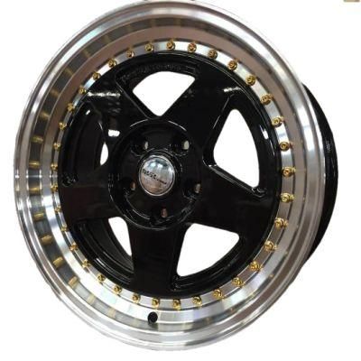 [for Work] 17inch Passenger Car Alloy Wheels Rims 4/8*100/105/108/110/112/114.3 with Rivets