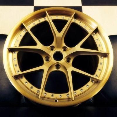 19X85 Inch 5 Spokes Heavy Duty Foged 2 Piece Wheels Car Rims 5X1143 Deep Dish Fit for Nissan Z370