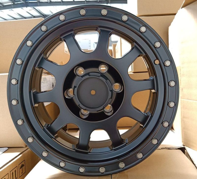 Aluminum Alloy Wheel 16X8.0 Inch Wheel Hub with Et 0-10 PCD 6X139.7 Passenger Car Tires OEM/ODM/Customized Spare Parts