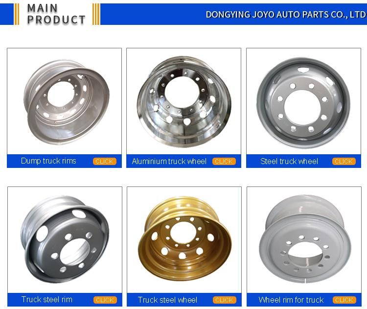 22.5*8.25 High Quality and Best Quality Forged Rims and Spokes Support Custom Logo and Product Parameters. for 11r22.5