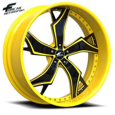 T6061 Forged Deep Lip Passenger Car Alloy Rims Form 18 19 20 22 24 Inch